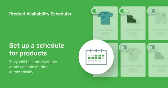 Product Availability Scheduler screenshot