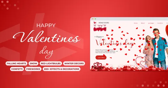 3D Seasonal Effects Animation: Valentine's Day screenshot