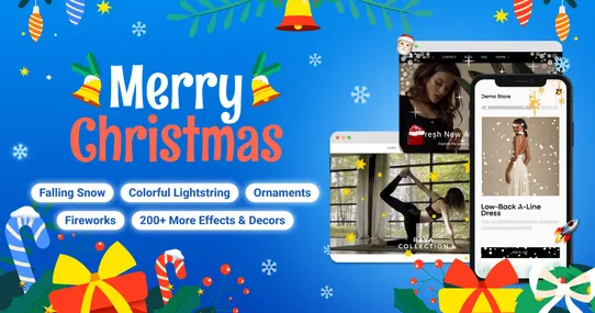 3D Seasonal Effects: Christmas & 2026  Novy God screenshot