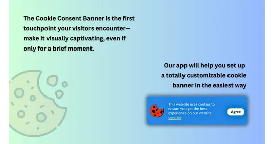 Cookie Consent Banner screenshot