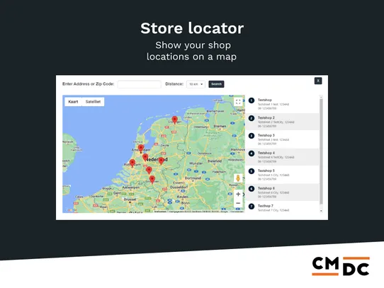 Store Locator screenshot