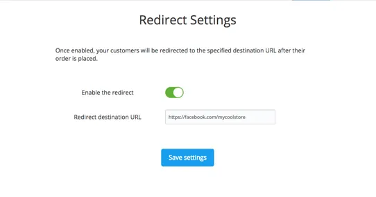 Custom Redirect for “Thank You” Page screenshot