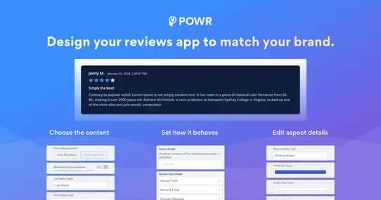 Product Reviews & Star Ratings screenshot