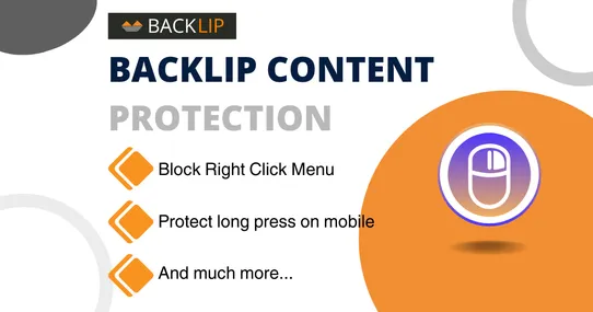 BACKLIP Content Protection screenshot