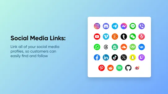 Social Media Icons: Sticky Bar screenshot