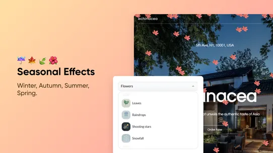 Website Animations: Seasonal & Special Effects screenshot