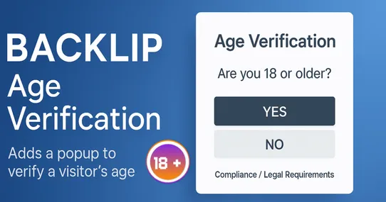 BACKLIP Age Verification screenshot