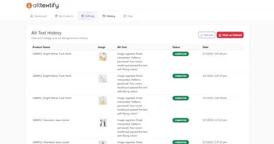 AltTextify - AI Alt Text Generator screenshot