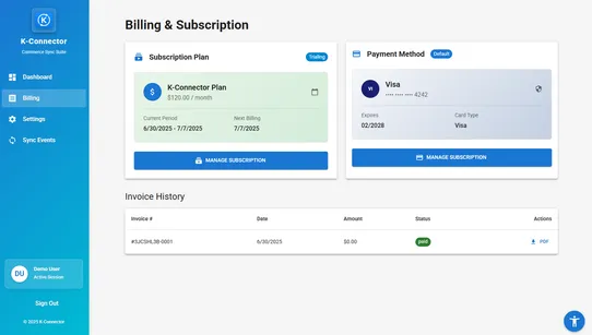 K-Connector: E-commerce Store to QuickBooks Online Integration screenshot