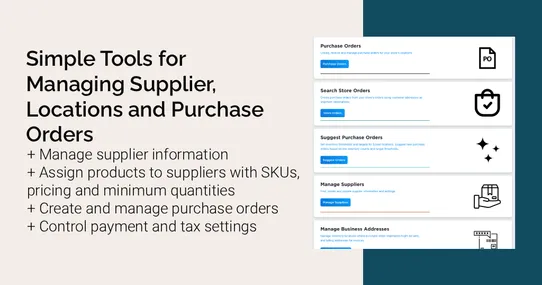Supplier Purchase Orders screenshot