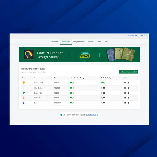 PODbazi: Tshirt Product Design screenshot