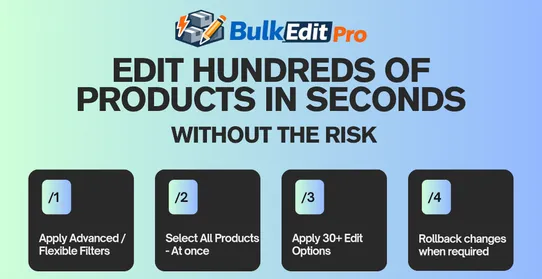 BulkEdit Pro: Smart Bulk Editor + Rollback screenshot
