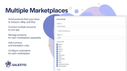 Salestio: Marketplace Integration screenshot