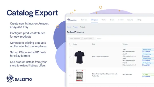Salestio: Marketplace Integration screenshot