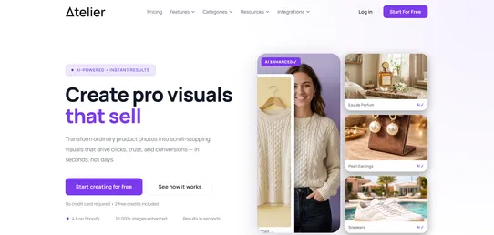 Atelier: AI Photo Studio screenshot