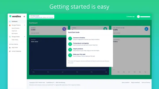 Vendino Dropshipping screenshot