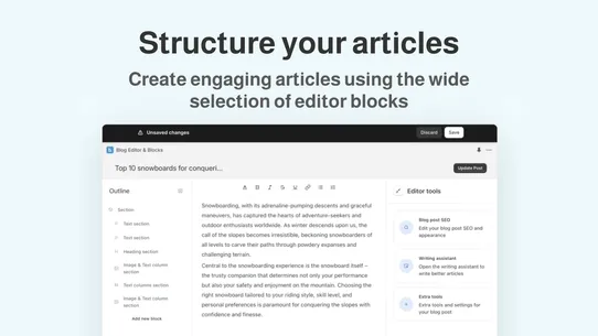 Blogity SEO &amp; AI Blog Builder screenshot