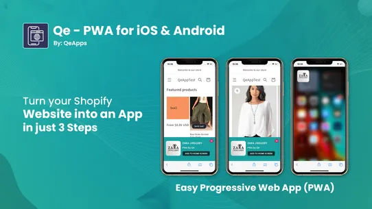 Qe: PWA for iOS &amp; Android screenshot