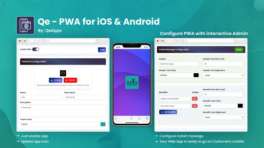 Qe: PWA for iOS &amp; Android screenshot