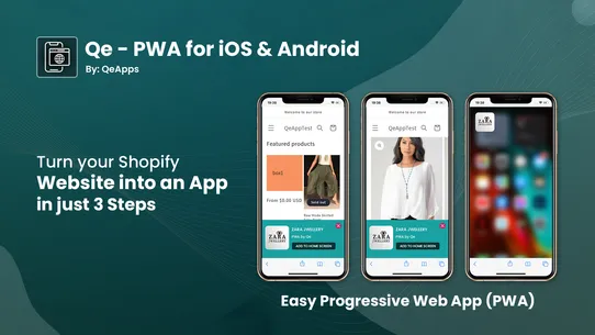 Qe: PWA for iOS &amp; Android screenshot