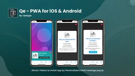 Qe: PWA for iOS &amp; Android screenshot