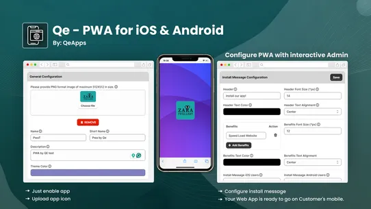 Qe: PWA for iOS &amp; Android screenshot