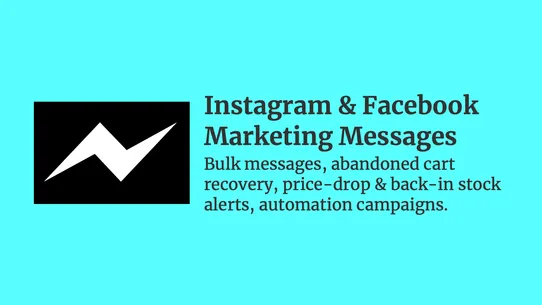 IG/Facebook Marketing Messages screenshot