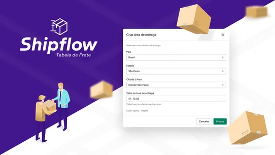 Shipflow ‑ Tabela de Frete screenshot