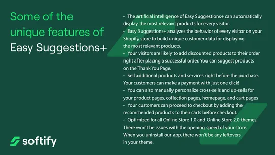 Easy Upsell &amp; Cross Sell+ screenshot