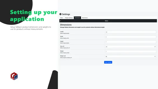 Live Shipping Cost Calculator screenshot