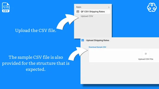 QF CSV Shipping Rates screenshot