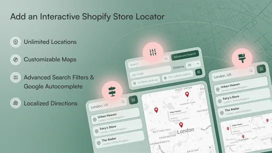 SC Store Locator Map screenshot