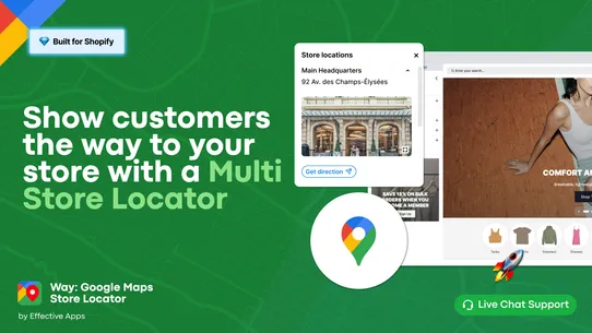 Way: Google Maps Store Locator screenshot