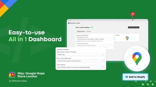 Way: Google Maps Store Locator screenshot