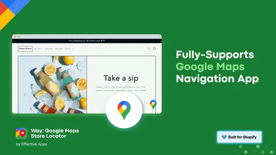 Way: Google Maps Store Locator screenshot