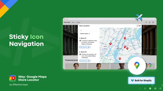 Way: Google Maps Store Locator screenshot