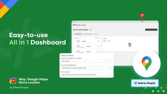Way: Google Maps Store Locator screenshot