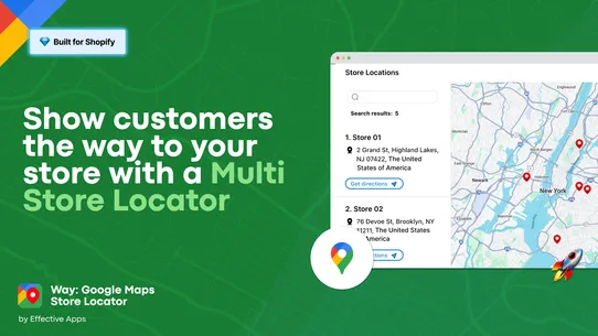 Way: Google Maps Store Locator screenshot
