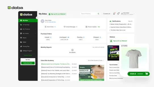 Doba ‑ AI Dropshipping screenshot