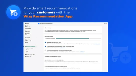 Wizy Product Recommendation screenshot