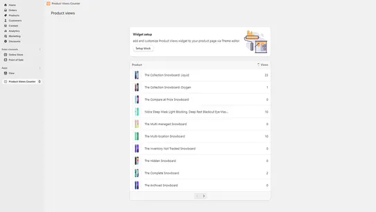 PVC ‑ Product Views Counter screenshot