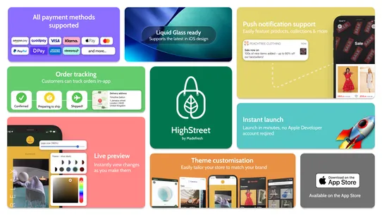 Highstreet: Mobile App Builder screenshot
