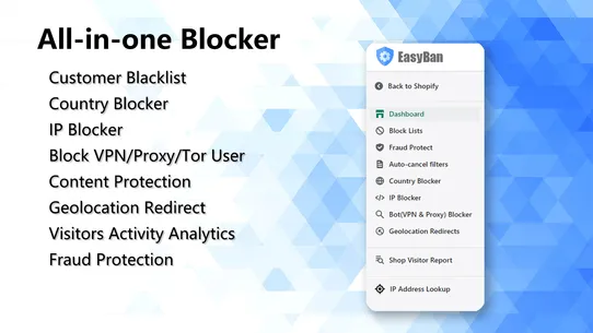 Easyban ‑ Country Blocker screenshot