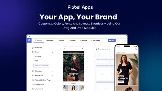 Mobile App Builder ‑ Plobal screenshot