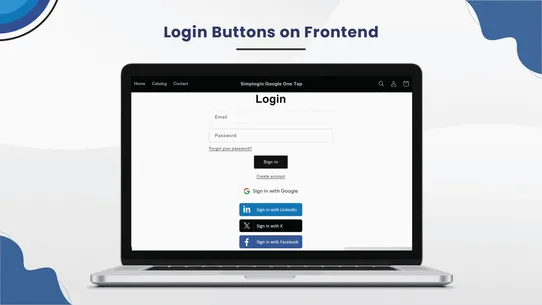 HOOK Social Login screenshot