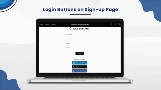 HOOK Social Login screenshot