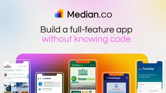 Median.co Mobile App Studio screenshot