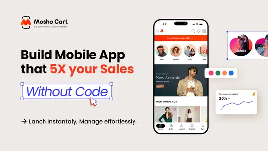 Moshocart ‑ Mobile App Builder screenshot