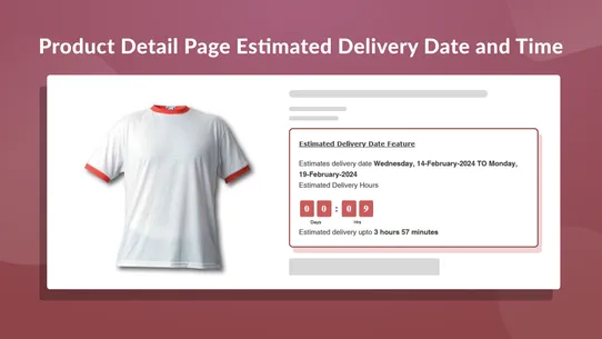 Estimated Delivery Pickup: EDP screenshot