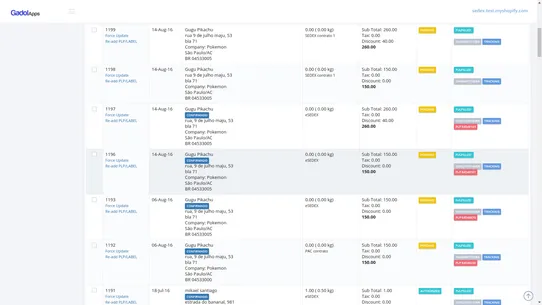 Correios ‑ SIGEP ‑ Etiquetas screenshot